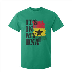 Its In My DNA Ghana T Shirt For Kid Proud Ghanaian Heritage Ghanese Roots Vintage Ghana Map Flag