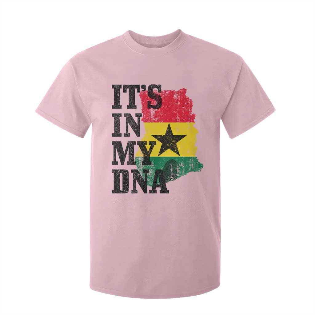 Its In My DNA Ghana T Shirt For Kid Proud Ghanaian Heritage Ghanese Roots Vintage Ghana Map Flag