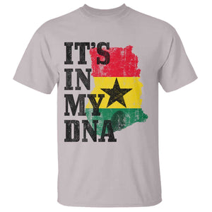 Its In My DNA Ghana T Shirt Proud Ghanaian Heritage Ghanese Roots Vintage Ghana Map Flag