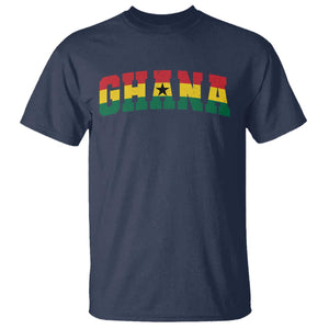 Vintage Ghana Flag Varsity T Shirt Classic Ghanaian Pride Heritage Graphic