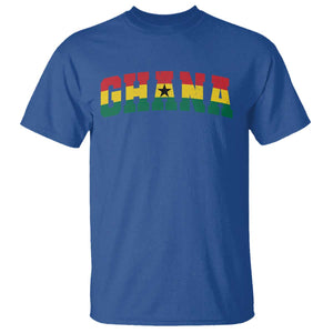 Vintage Ghana Flag Varsity T Shirt Classic Ghanaian Pride Heritage Graphic