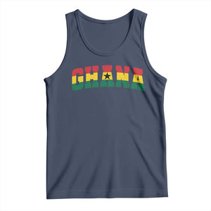 Vintage Ghana Flag Varsity Tank Top Classic Ghanaian Pride Heritage Graphic