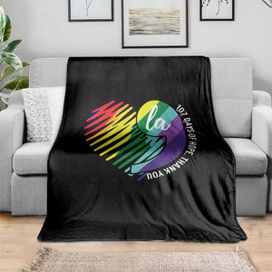 107 Days of Hope Thank You Kamala Throw Blanket Comma La TS10 Print Your Wear