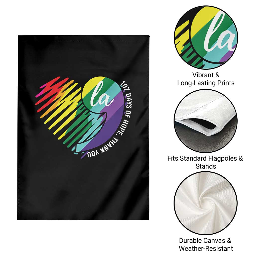 107 Days of Hope Thank You Kamala Garden Flag Comma La TS10 Print Your Wear