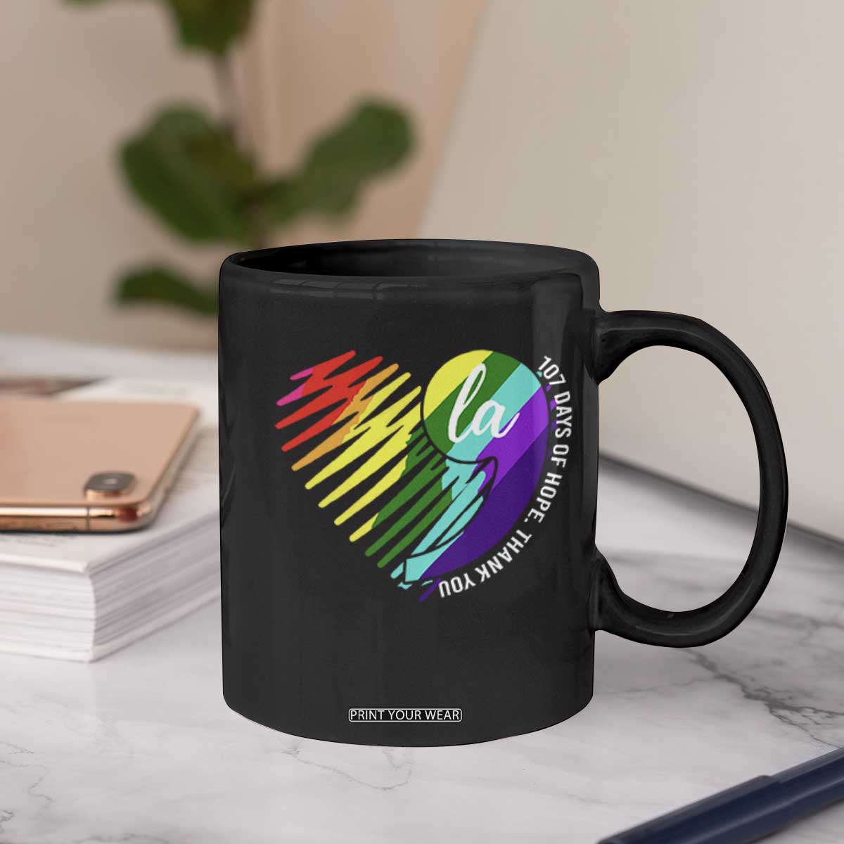107 Days of Hope Thank You Kamala Coffee Mug Comma La TS10 Print Your Wear