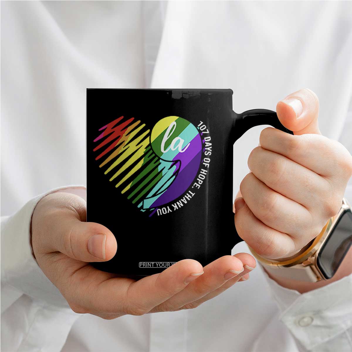 107 Days of Hope Thank You Kamala Coffee Mug Comma La TS10 Print Your Wear