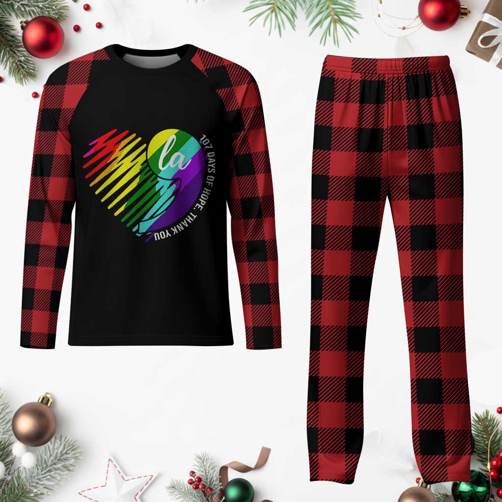 107 Days of Hope Thank You Kamala Plaid Pajama Set Comma La TS10 Buffalo Plaid Print Your Wear