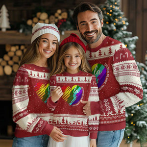 107 Days of Hope Thank You Kamala Ugly Christmas Sweater Comma La TS10 Red Beige Print Your Wear