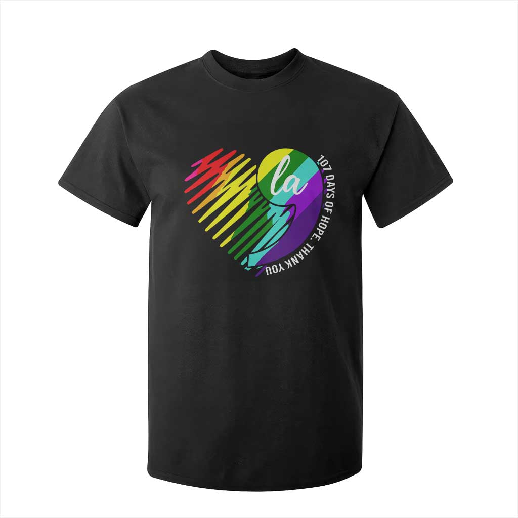 107 Days of Hope Thank You Kamala T Shirt For Kid Comma La TS10 Black Print Your Wear