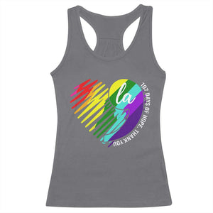 107 Days of Hope Thank You Kamala Racerback Tank Top Comma La TS10 Charcoal Print Your Wear