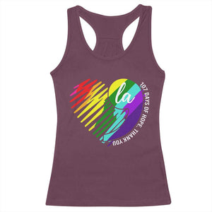 107 Days of Hope Thank You Kamala Racerback Tank Top Comma La TS10 Maroon Print Your Wear