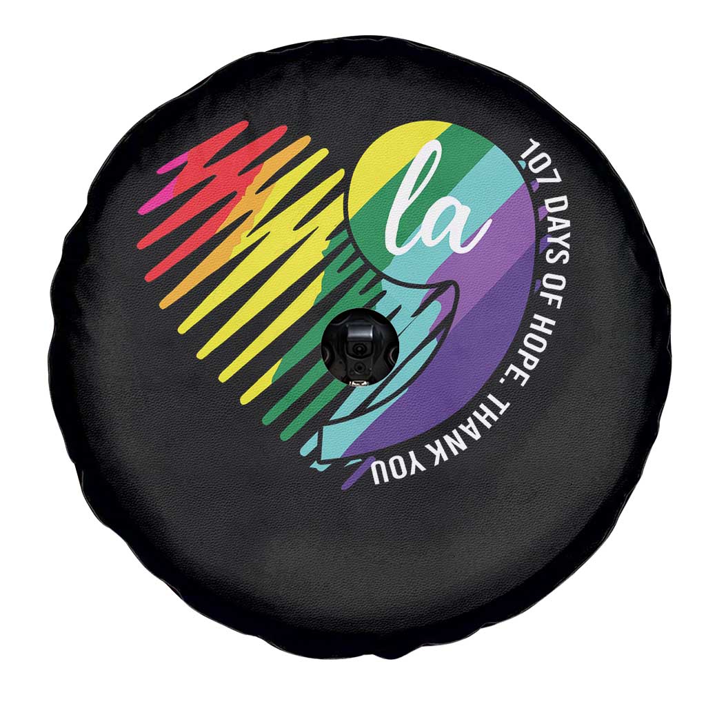 107 Days of Hope Thank You Kamala Spare Tire Cover Comma La TS10 Print Your Wear