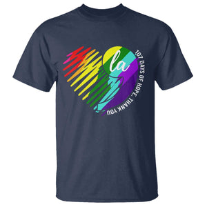 107 Days of Hope Thank You Kamala T Shirt Comma La TS10 Navy Print Your Wear