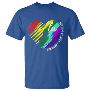 107 Days of Hope Thank You Kamala T Shirt Comma La TS10 Royal Blue Print Your Wear