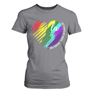 107 Days of Hope Thank You Kamala T Shirt For Women Comma La TS10 Charcoal Print Your Wear