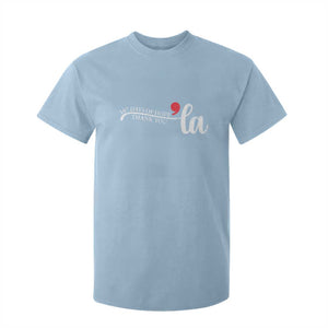 107 Days of Hope Thank You Kamala T Shirt For Kid Retro Comma La Kamala Harris 2025 TS10 Light Blue Print Your Wear
