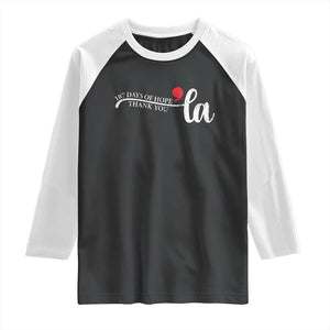 107 Days of Hope Thank You Kamala Raglan Shirt Retro Comma La Kamala Harris 2025 TS10 Black White Print Your Wear