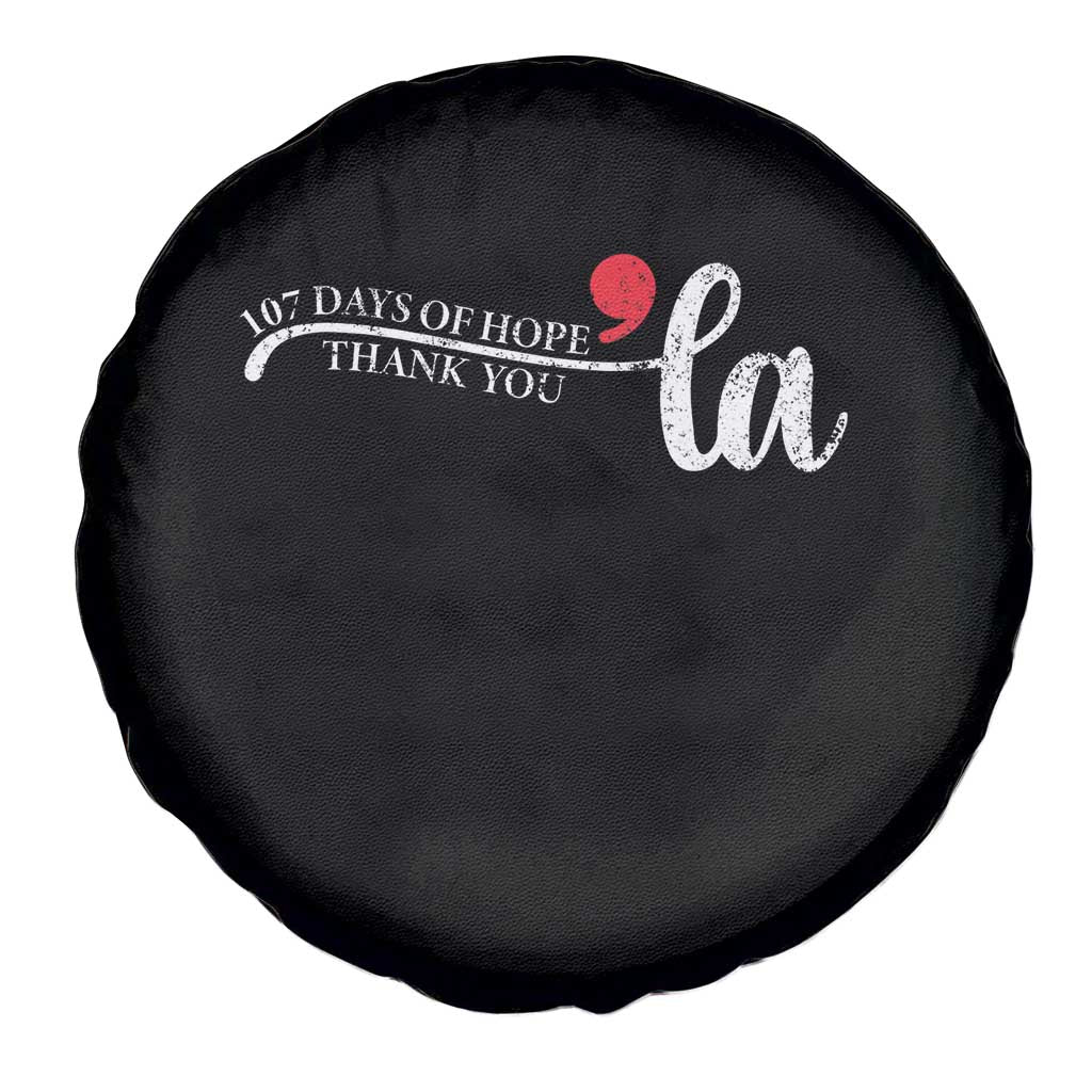107 Days of Hope Thank You Kamala Spare Tire Cover Retro Comma La Kamala Harris 2025 TS10 Print Your Wear