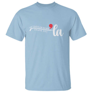 107 Days of Hope Thank You Kamala T Shirt Retro Comma La Kamala Harris 2025 TS10 Light Blue Print Your Wear