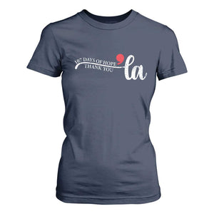 107 Days of Hope Thank You Kamala T Shirt For Women Retro Comma La Kamala Harris 2025 TS10 Navy Print Your Wear