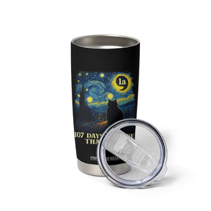 107 Days of Hope Thank You Kamala Tumbler Cup Cat Starry Night Van Gogh Comma La Harris TS10 Print Your Wear