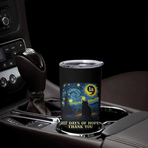 107 Days of Hope Thank You Kamala Tumbler Cup Cat Starry Night Van Gogh Comma La Harris TS10 Print Your Wear