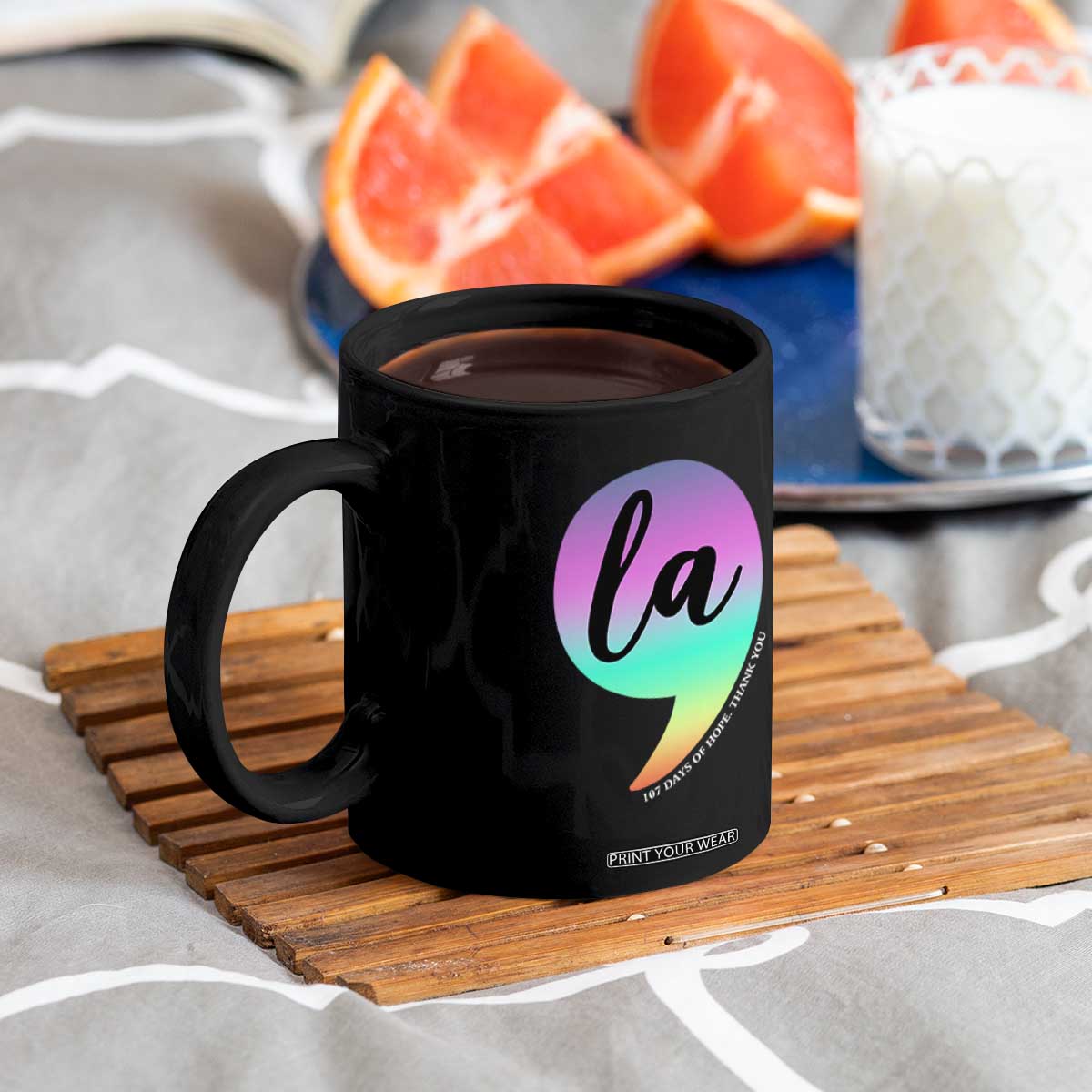 107 Days of Hope Thank You Kamala Coffee Mug Comma La Kamala Harris TS10 Print Your Wear