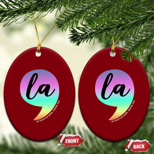 107 Days of Hope Thank You Kamala Ceramic Ornament Comma La Kamala Harris TS10 Print Your Wear