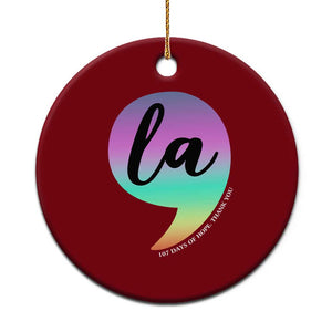 107 Days of Hope Thank You Kamala Ceramic Ornament Comma La Kamala Harris TS10 1pc Red Print Your Wear