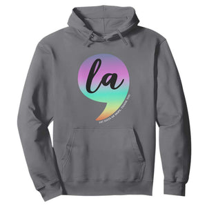 107 Days of Hope Thank You Kamala Hoodie Comma La Kamala Harris TS10 Charcoal Print Your Wear