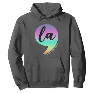 107 Days of Hope Thank You Kamala Hoodie Comma La Kamala Harris TS10 Dark Heather Print Your Wear