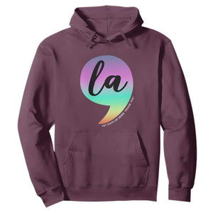 107 Days of Hope Thank You Kamala Hoodie Comma La Kamala Harris TS10 Maroon Print Your Wear