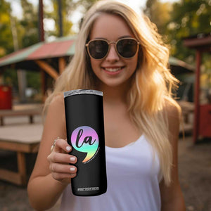 107 Days of Hope Thank You Kamala Skinny Tumbler Comma La Kamala Harris TS10 Print Your Wear