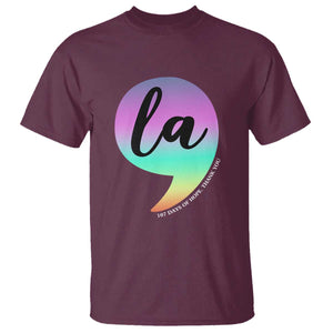107 Days of Hope Thank You Kamala T Shirt Comma La Kamala Harris TS10 Maroon Print Your Wear