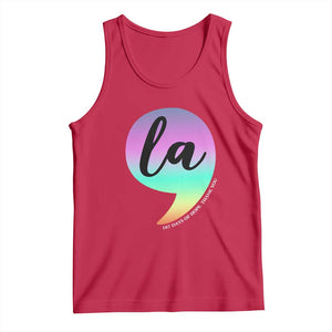 107 Days of Hope Thank You Kamala Tank Top Comma La Kamala Harris TS10 Red Print Your Wear