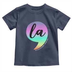 107 Days of Hope Thank You Kamala Toddler T Shirt Comma La Kamala Harris TS10 Navy Print Your Wear