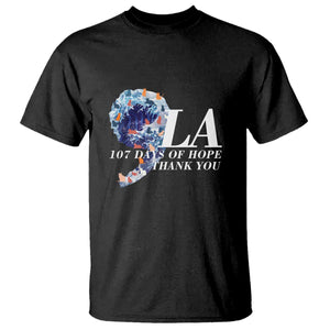 107 Days of Hope Thank You Kamala T Shirt The Great Wave Kanagawa Japanese Cat TS10 Black Print Your Wear