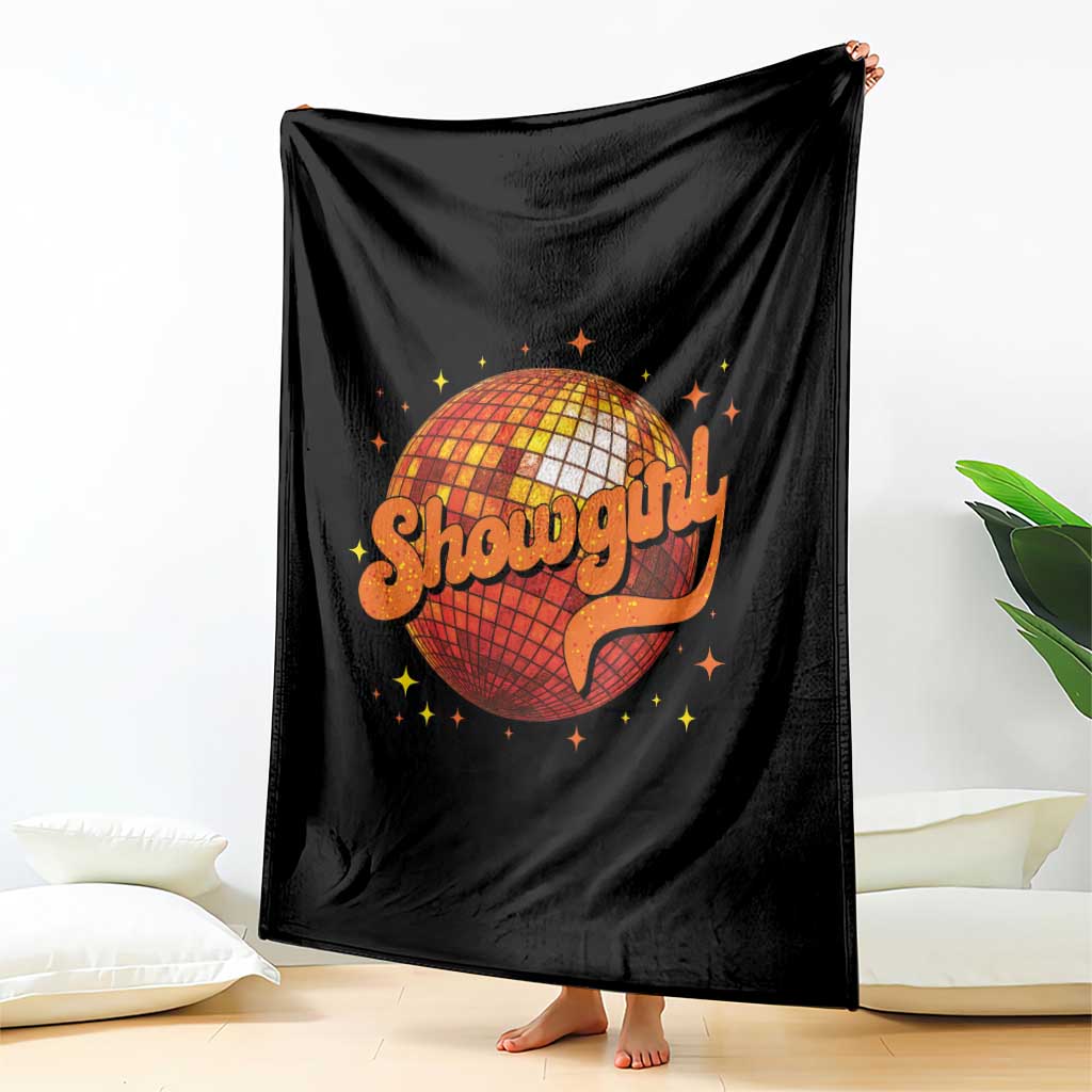 Showgirl Throw Blanket Orange Show Girl Concert Country Music Fan Gift TS10 Print Your Wear