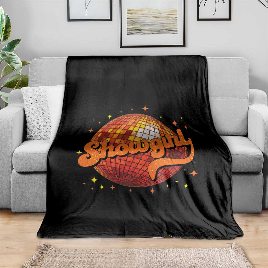 Showgirl Throw Blanket Orange Show Girl Concert Country Music Fan Gift TS10 Print Your Wear