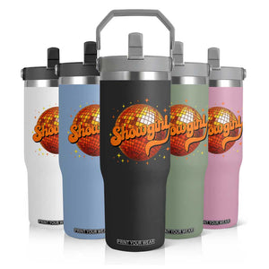 Showgirl Flip Straw Tumbler Orange Show Girl Concert Country Music Fan Gift TS10 Print Your Wear