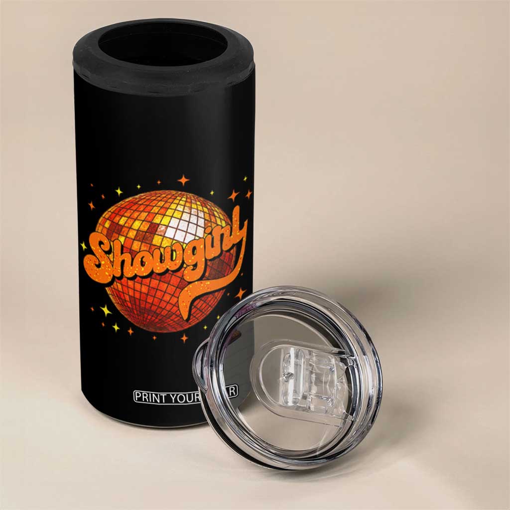Showgirl 4 in 1 Can Cooler Tumbler Orange Show Girl Concert Country Music Fan Gift TS10 Print Your Wear