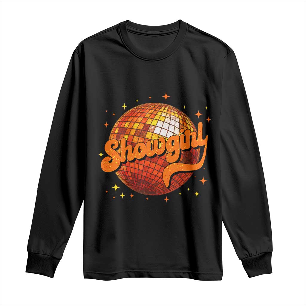 Showgirl Long Sleeve Shirt Orange Show Girl Concert Country Music Fan Gift TS10 Black Print Your Wear