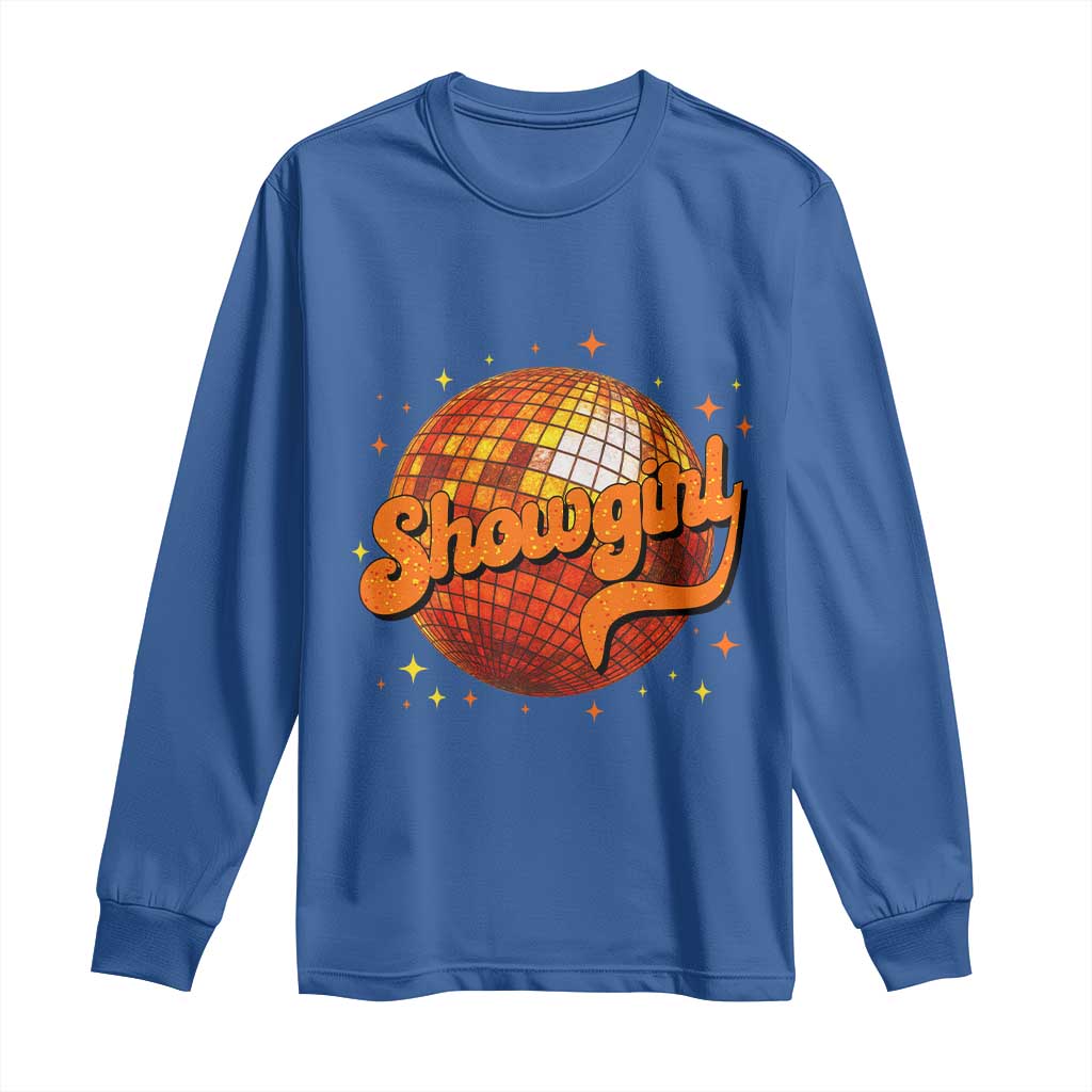Showgirl Long Sleeve Shirt Orange Show Girl Concert Country Music Fan Gift TS10 Royal Blue Print Your Wear
