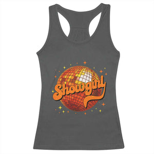 Showgirl Racerback Tank Top Orange Show Girl Concert Country Music Fan Gift TS10 Dark Heather Print Your Wear