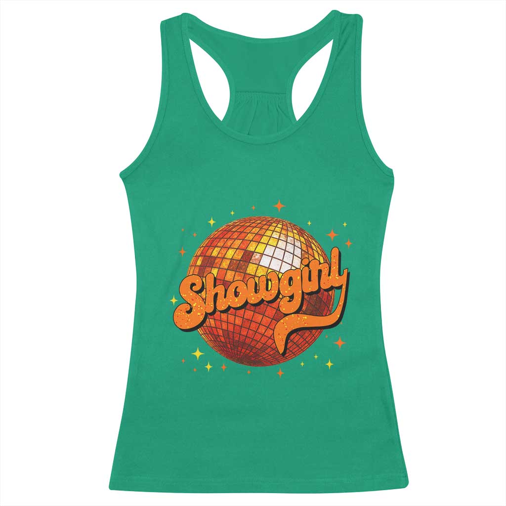 Showgirl Racerback Tank Top Orange Show Girl Concert Country Music Fan Gift TS10 Irish Green Print Your Wear