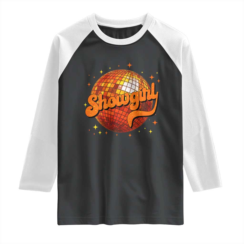 Showgirl Raglan Shirt Orange Show Girl Concert Country Music Fan Gift TS10 Black White Print Your Wear
