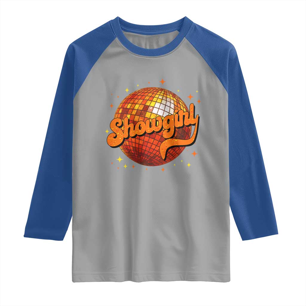 Showgirl Raglan Shirt Orange Show Girl Concert Country Music Fan Gift TS10 Sport Gray Royal Print Your Wear