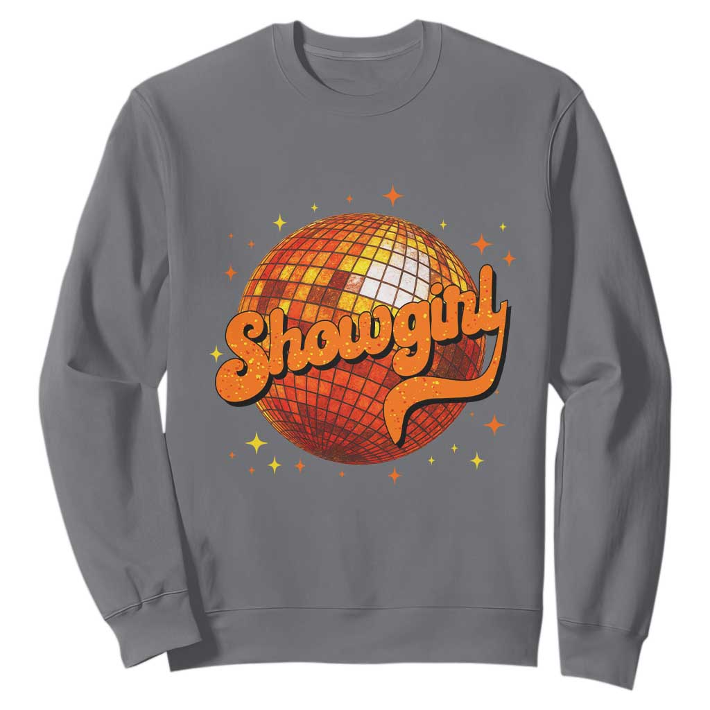 Showgirl Sweatshirt Orange Show Girl Concert Country Music Fan Gift TS10 Charcoal Print Your Wear