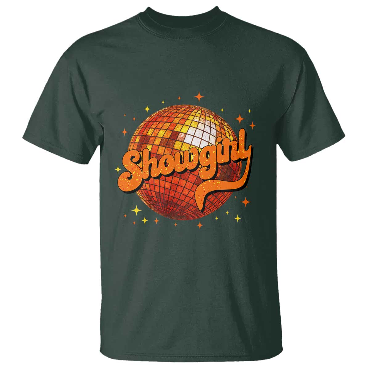Showgirl T Shirt Orange Show Girl Concert Country Music Fan Gift TS10 Dark Forest Green Print Your Wear
