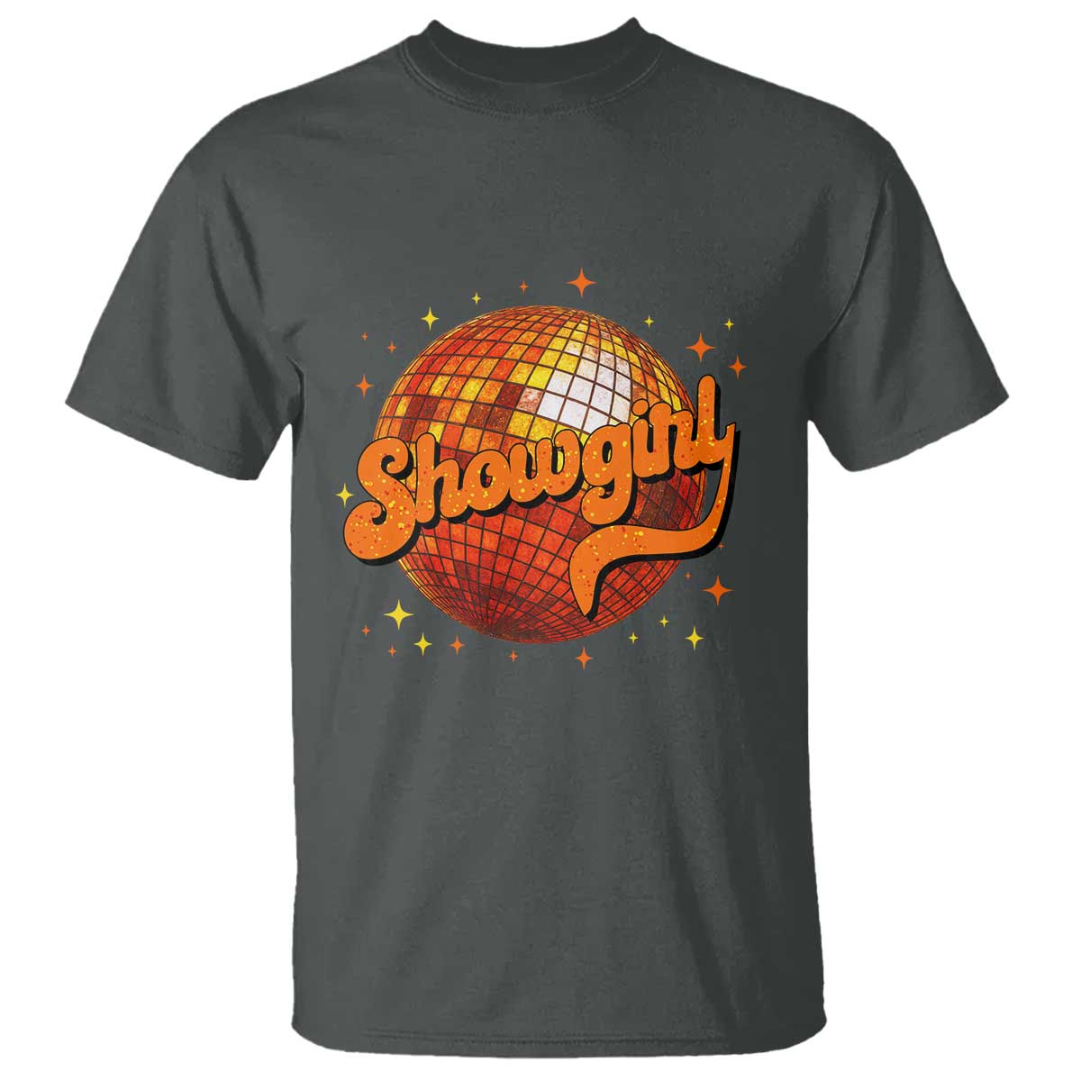 Showgirl T Shirt Orange Show Girl Concert Country Music Fan Gift TS10 Dark Heather Print Your Wear